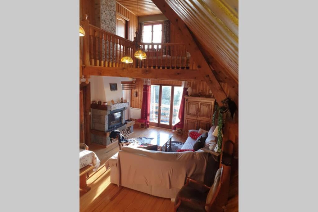 Authentique Chalet Vue Sur Le Lac Et Les Pistes 贝斯和圣阿纳斯泰斯 外观 照片